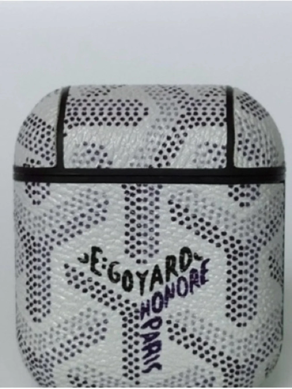 Goyard Mustard Chevron AirPods Case